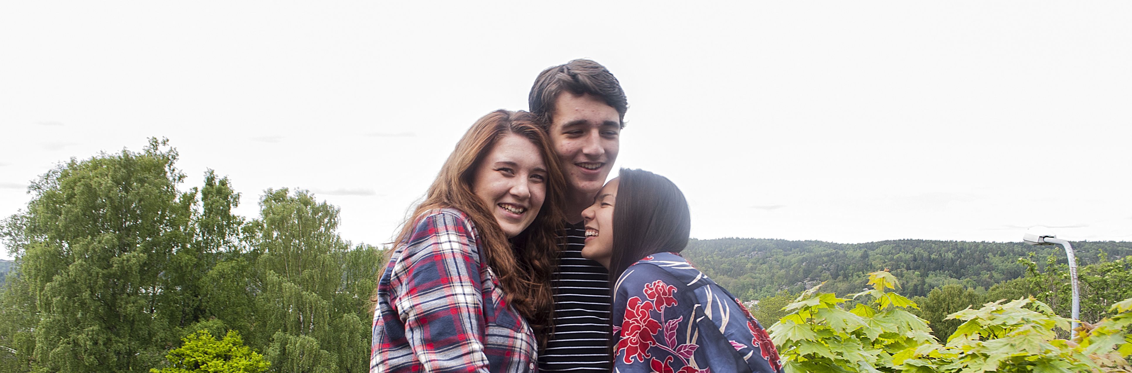 Portrait with some of my host sibling